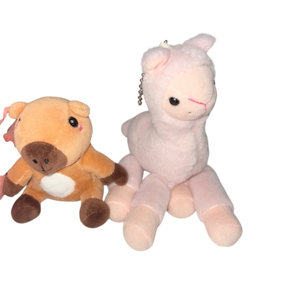 Set of Four small Plush Animal Toys - Picture 2 of 6